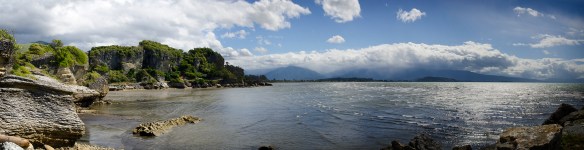 Pohara panorama - 5 shots stitched together using Photoshop